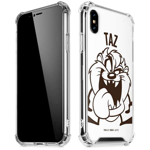 Looney Tunes Taz Big Head iPhone XS Max Clear Case